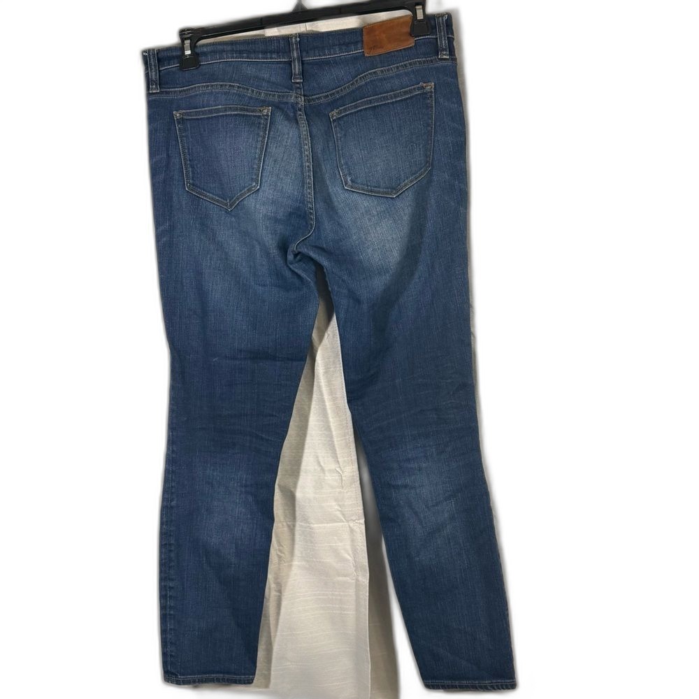 Dark Blue Distressed Women’s Jeans - Picture 6 of 12